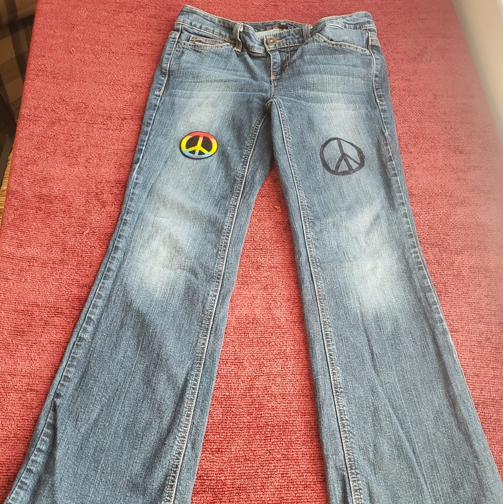 Women's Tommy Hilfiger freedom boot peace patch je